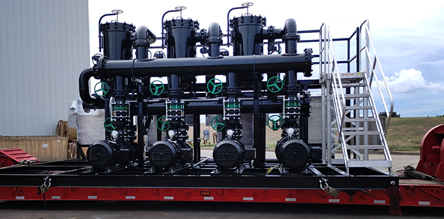 Pump Dynamics Pump Skid for industrial Manufacturing